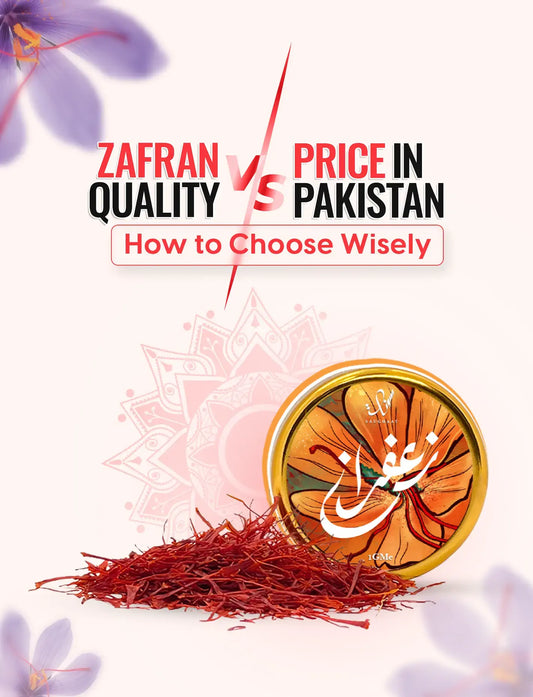 Zafran Quality vs Price in Pakistan