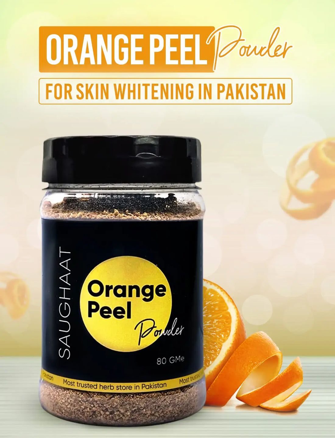 Orange peel powder