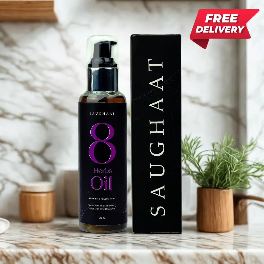 8 herbs oill by saughaat