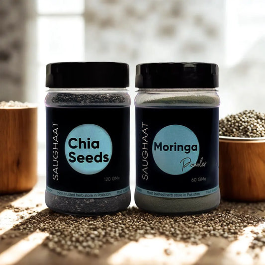 Chia Seeds (120g) and Moringa Powder (60g)
