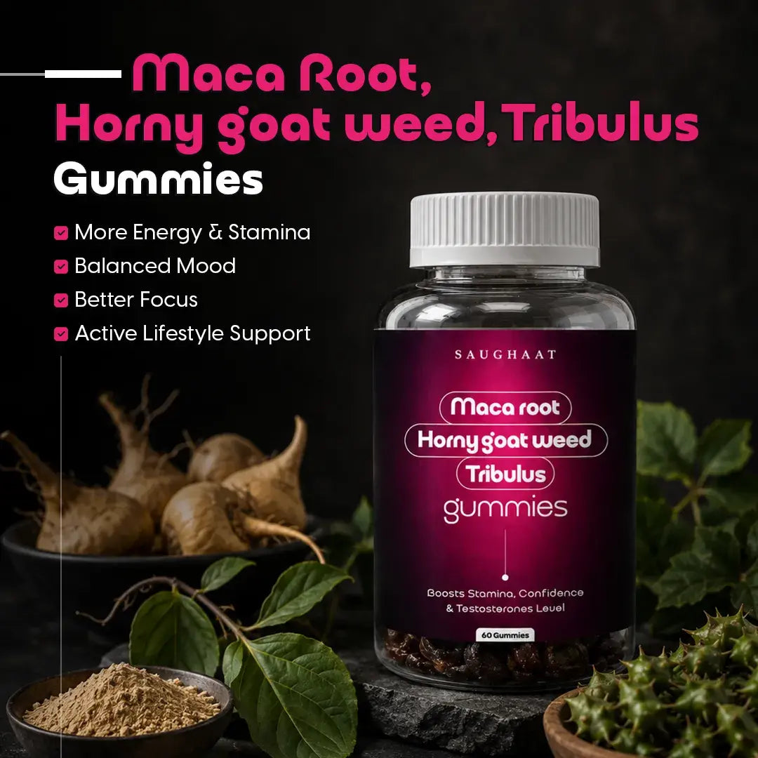Maca Root, Horny Goat Weed & Tribulus Gummies