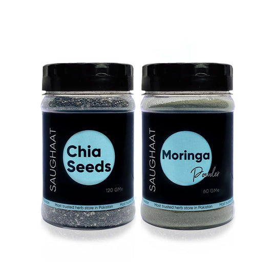 Chia Seeds and Moringa Powder