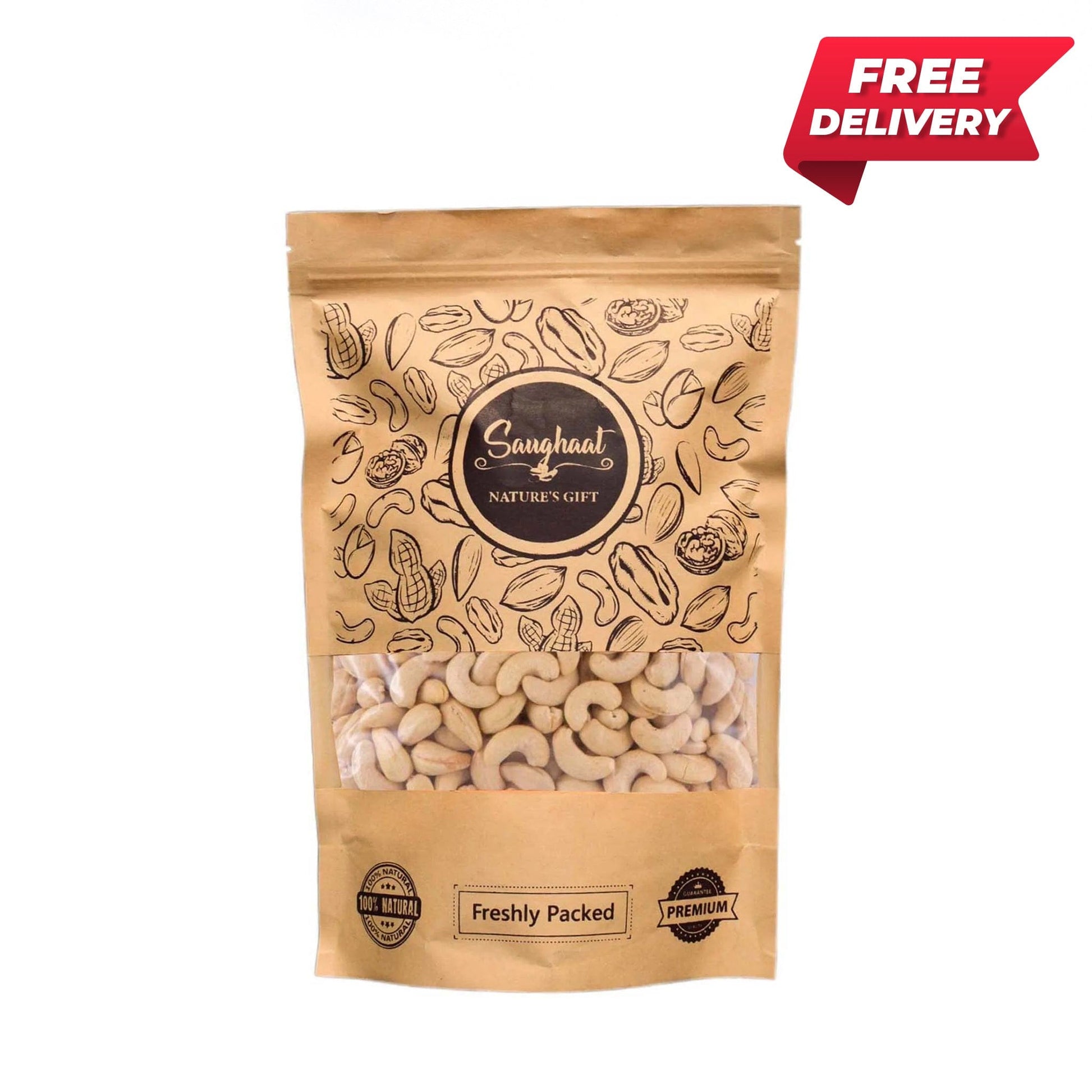 Cashew Nuts Plain - Saughaat.com